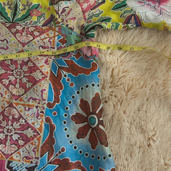 Johnny Was Belinda Silk Tunic XL NWOT multi print silk - Picture 14 of 14